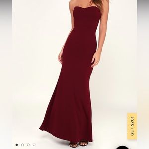 Lulus Stand in the Spotlight strapless dress